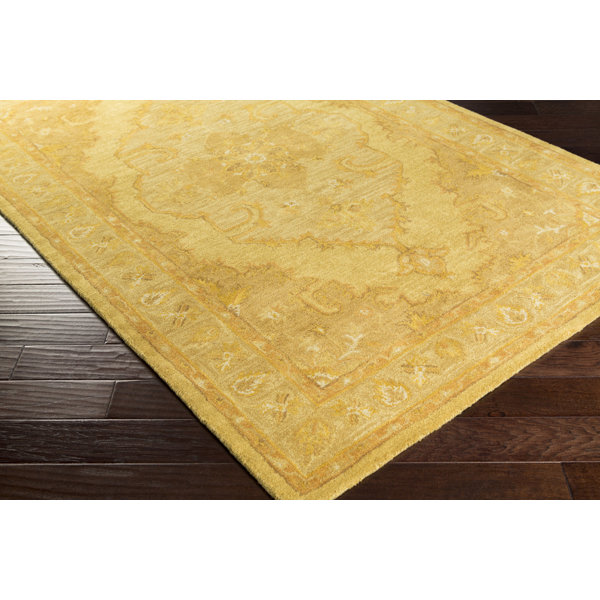 Charlton Home® Eaddy Oriental Handmade Tufted Wool Area Rug in Bright